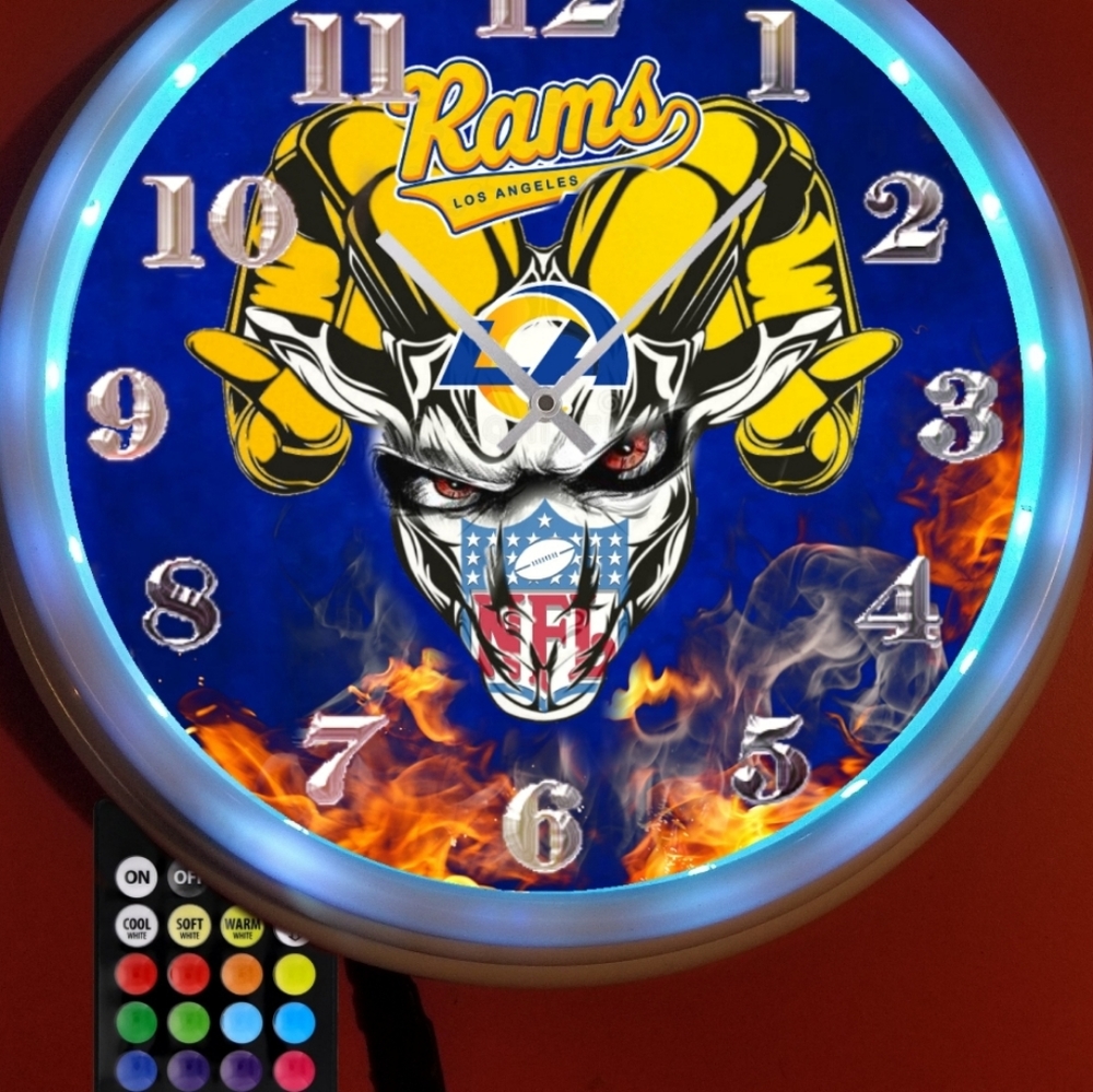 L.A. Rams on fire clock - Picture 2 of 4